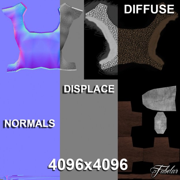 SHREK std mat 3D model_17