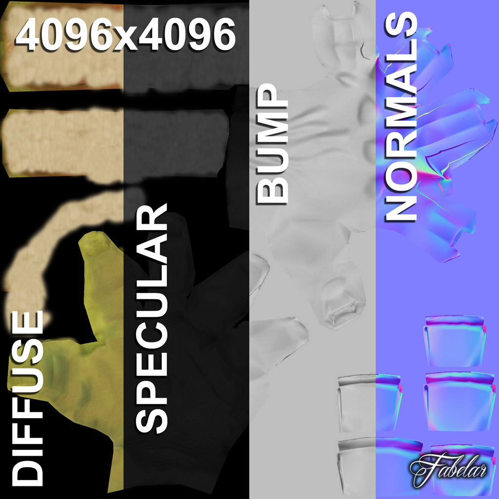 SHREK std mat 3D model_18