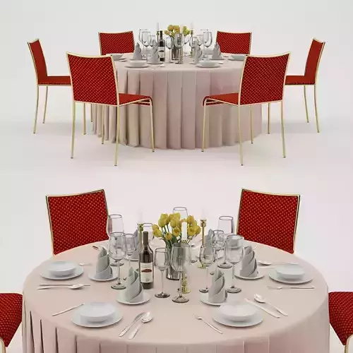 banquet table 6