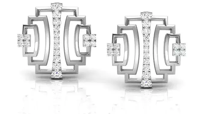 Liberty Ziggurat Earring