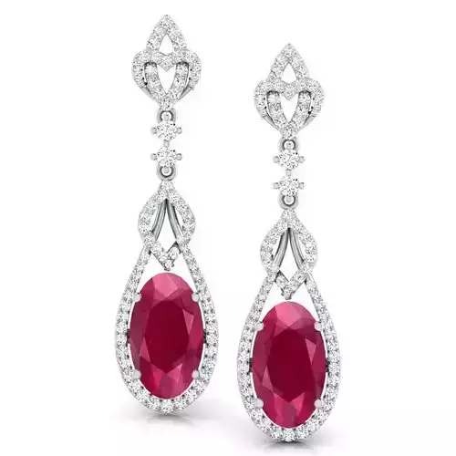 Ruby Sway Drop Earring