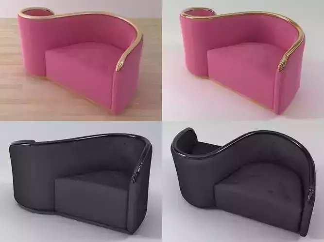 Vis a vis de Gala 3D model