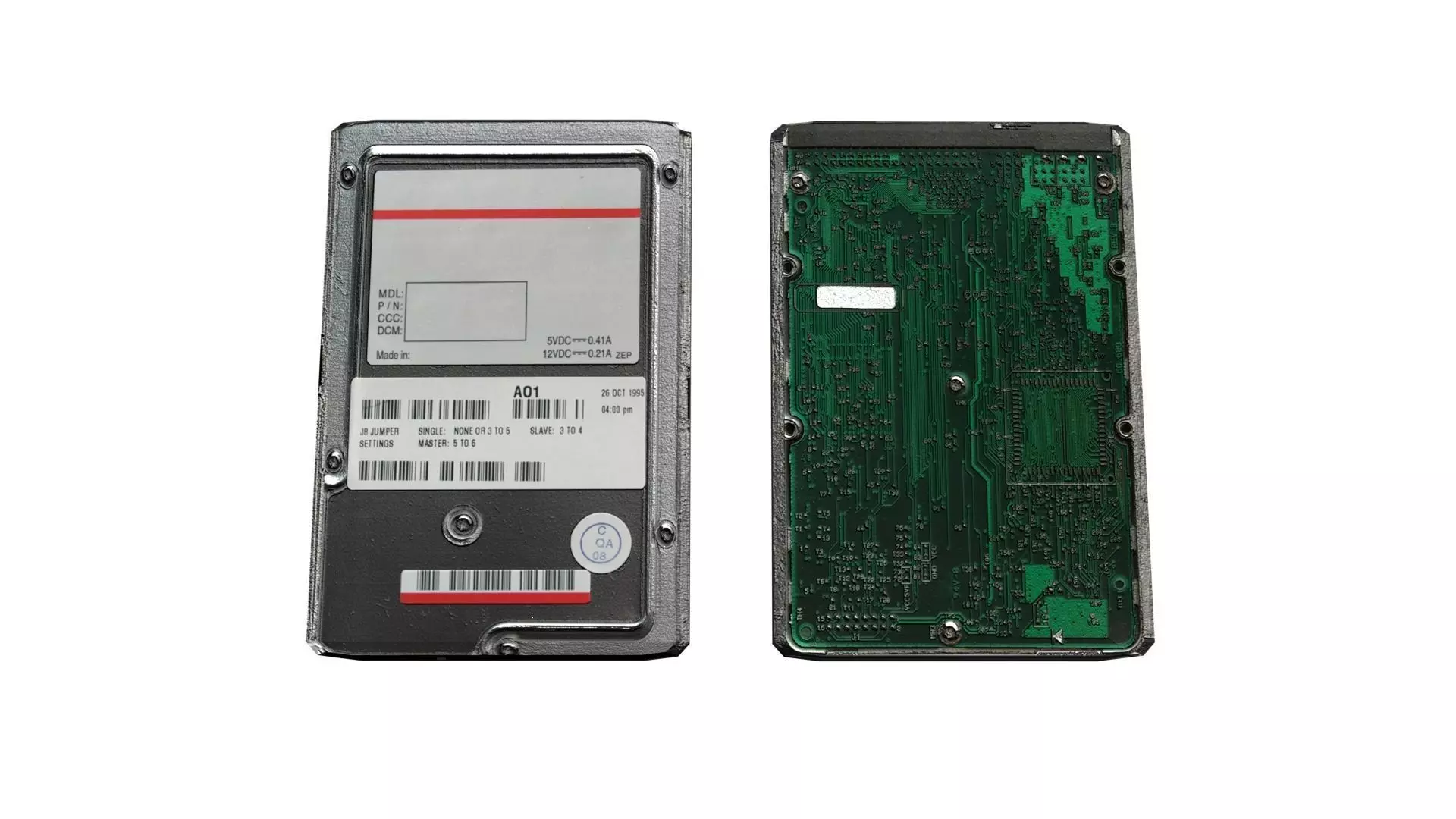 HDD Hard Drive Computer Part Memory Tech Machine Metal PC Low-poly 3D model