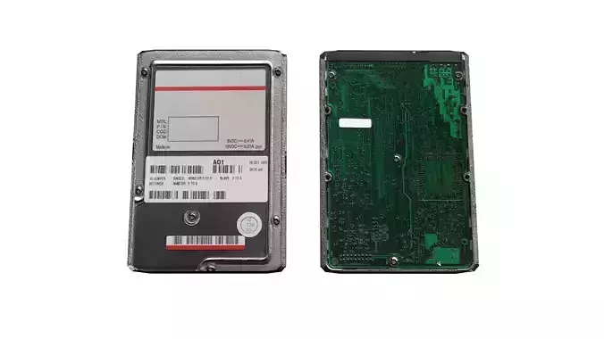 HDD Hard Drive Computer Part Memory Tech Machine Metal PC 