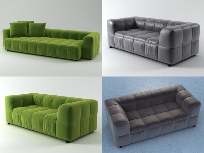Strips sofa system 3D model