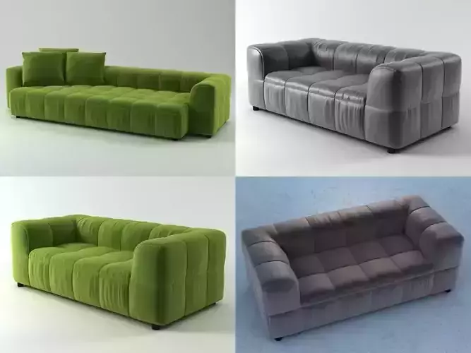 Strips sofa system 3D model