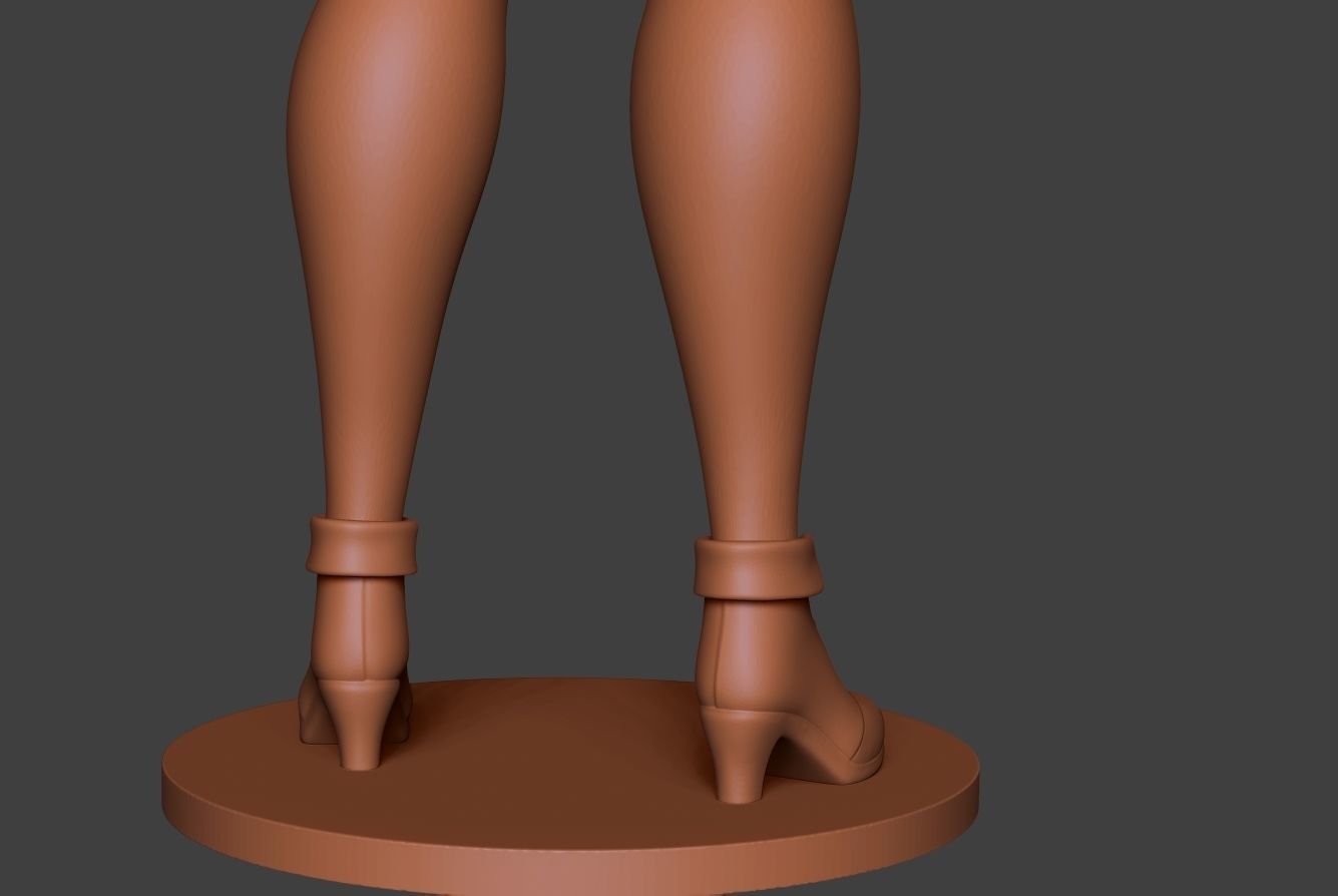 Woman Gun 2 3D print model_20