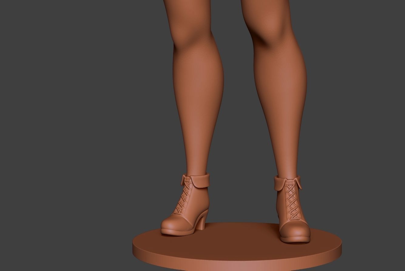 Woman Gun 2 3D print model_17