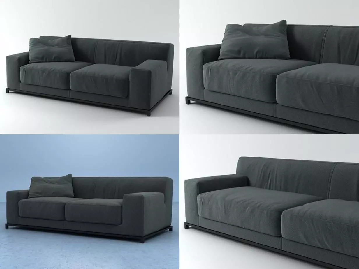 Freeman sofa system 3D model_3