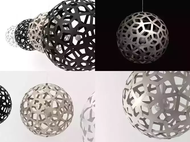 Coral four pendant lights