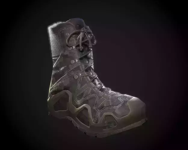 Military Boot Green camouflage Skin