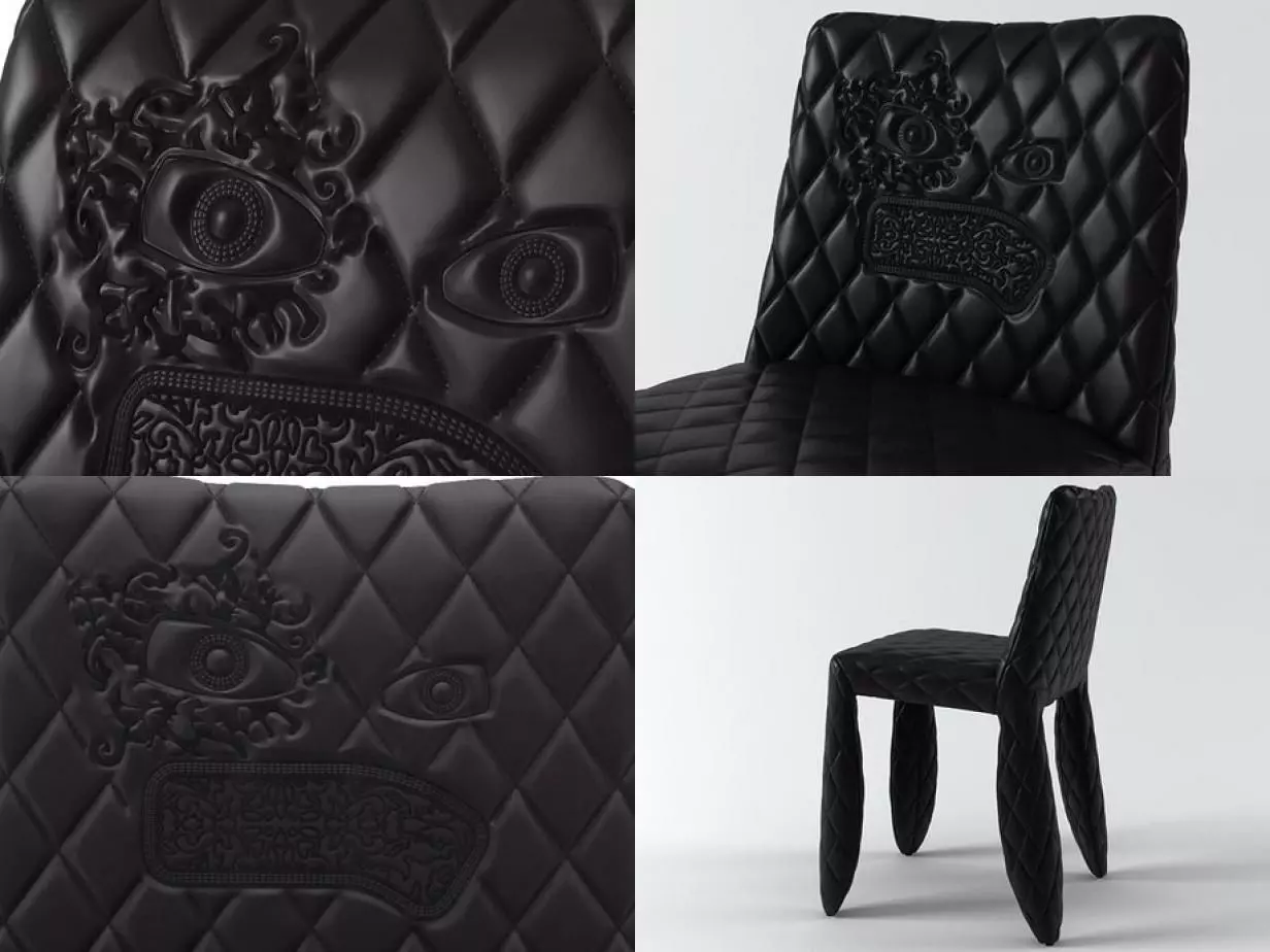 Monster chair 3D model_4