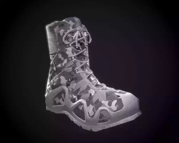 Military Boot White camouflage skin