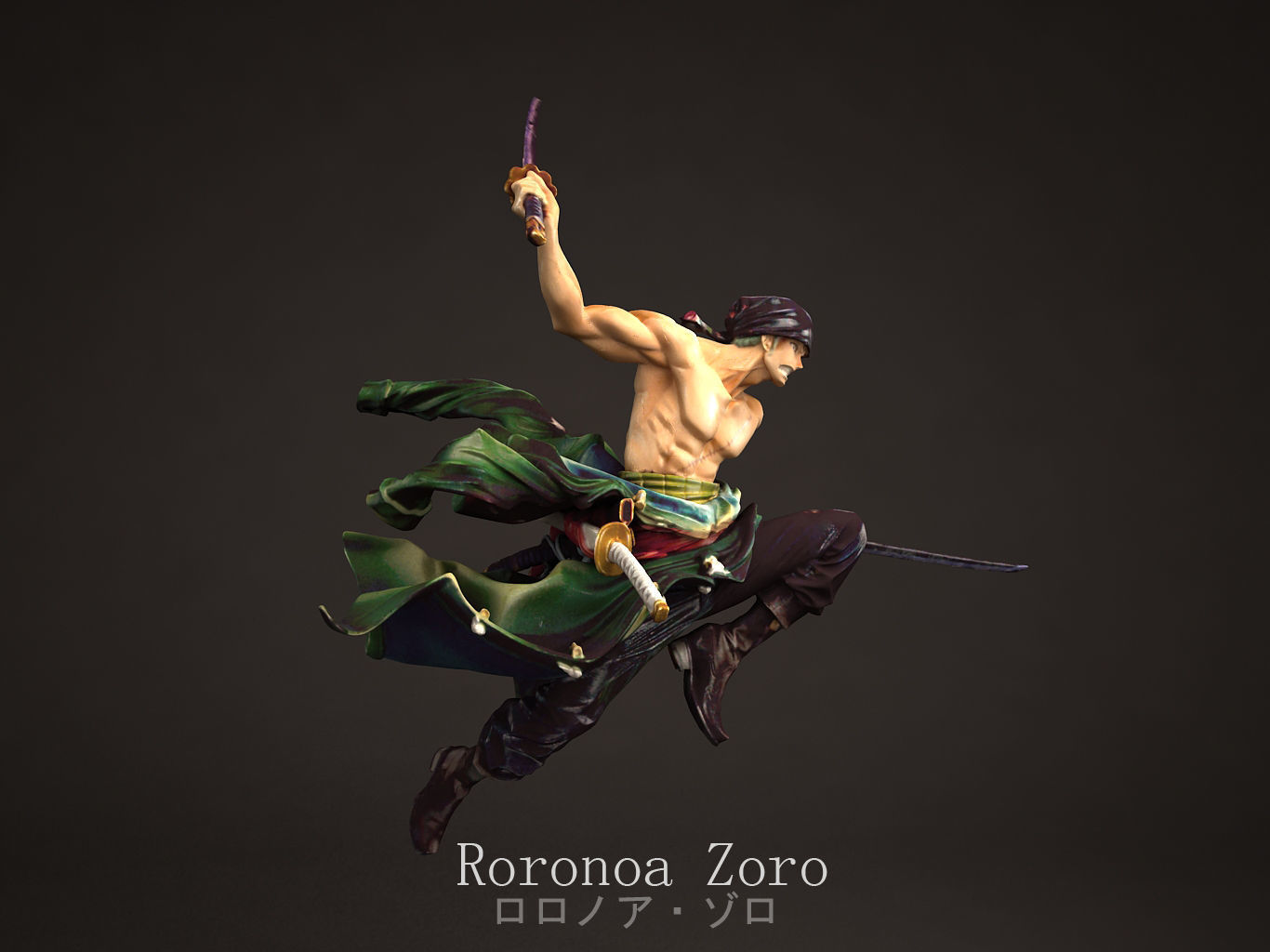 Roronoa Zoro 3D model_3