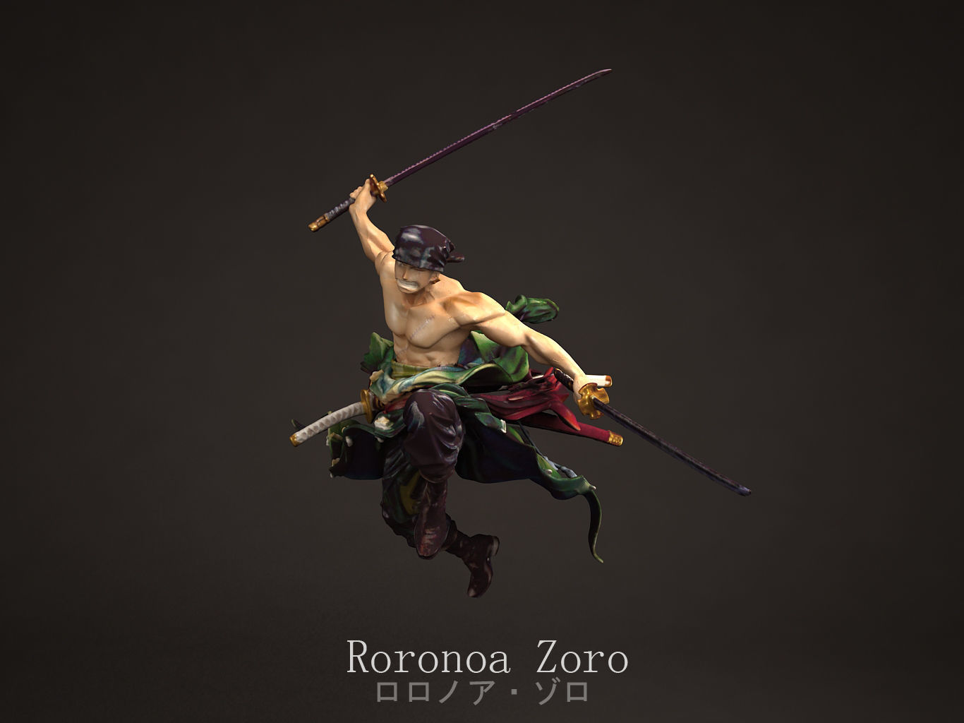 Roronoa Zoro 3D model_9