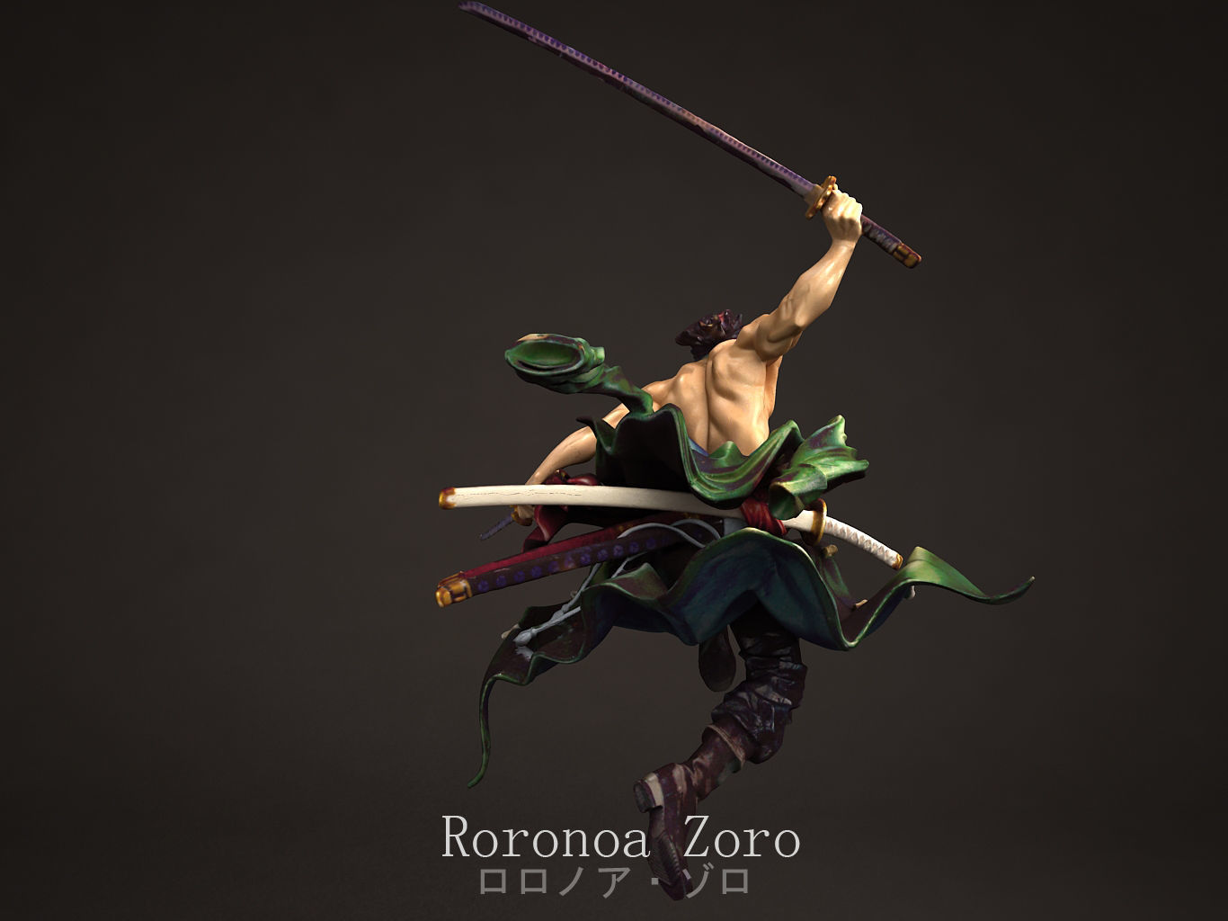 Roronoa Zoro 3D model_5