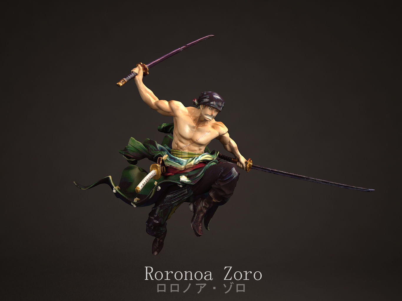 Roronoa Zoro 3D model_2
