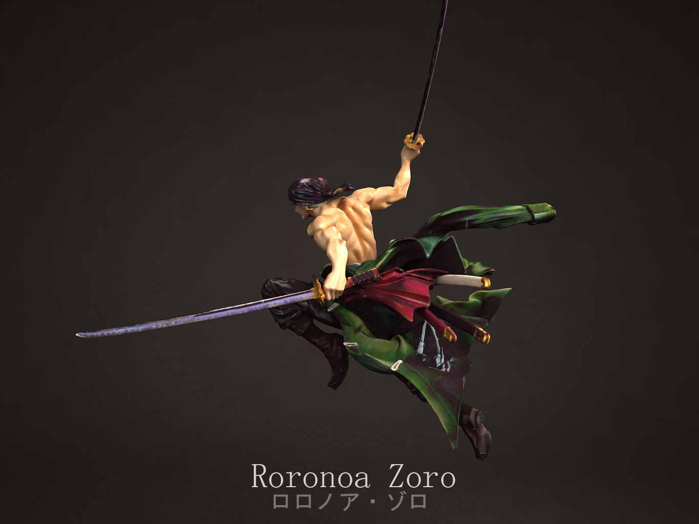 Roronoa Zoro 3D model_7