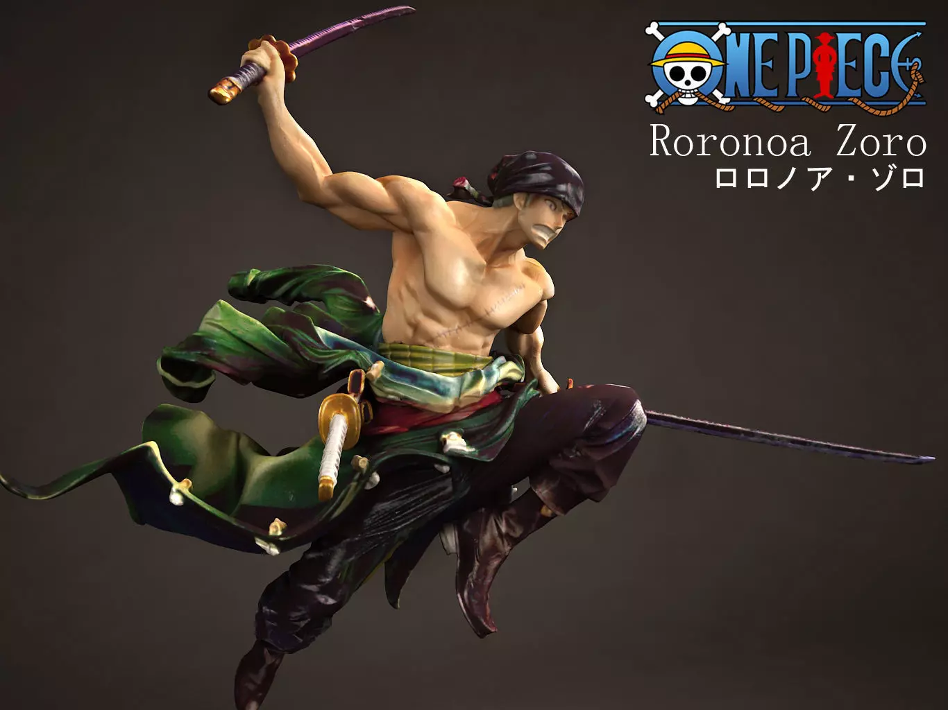 Roronoa Zoro 3D model_0