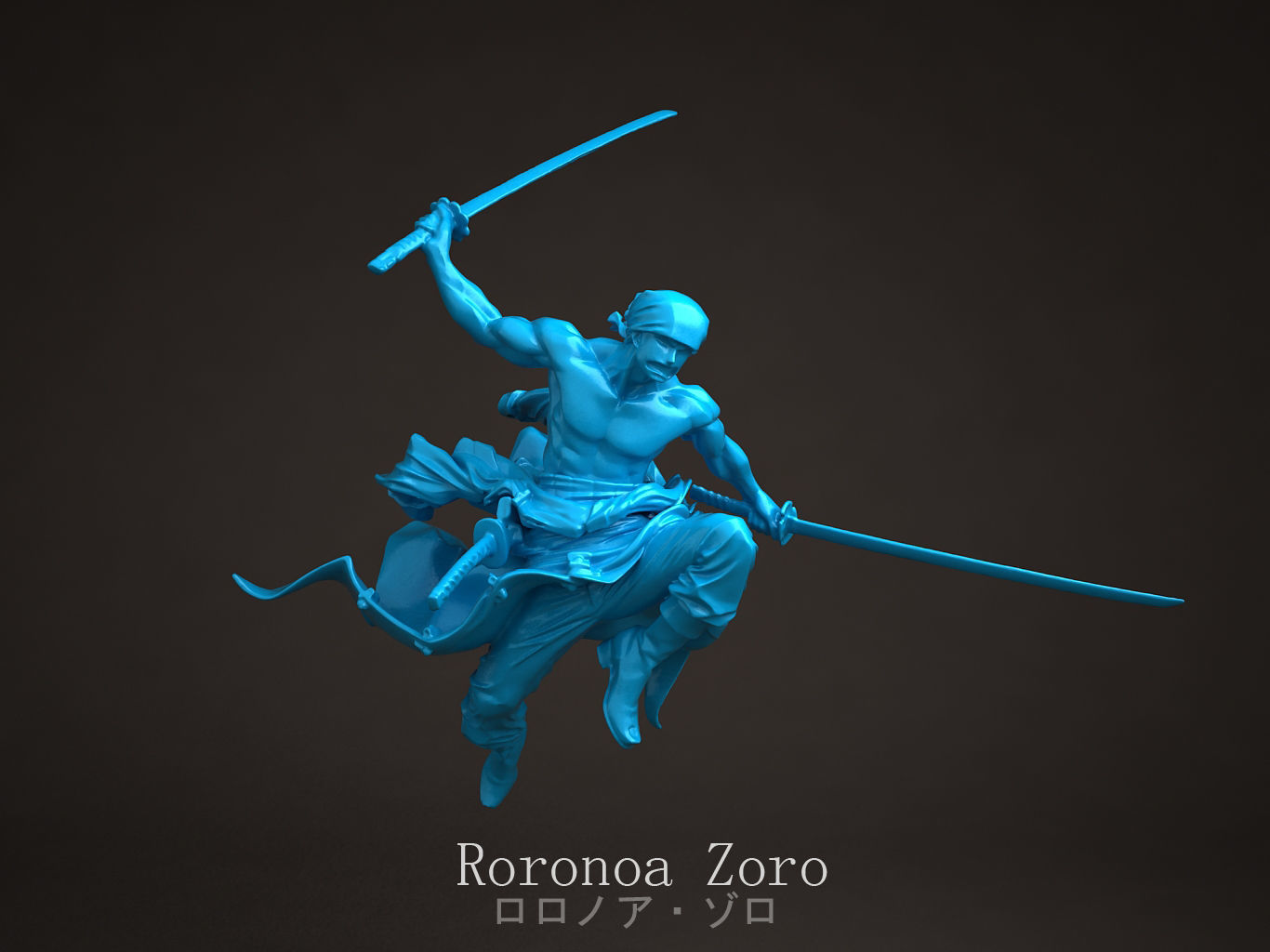 Roronoa Zoro 3D model_11