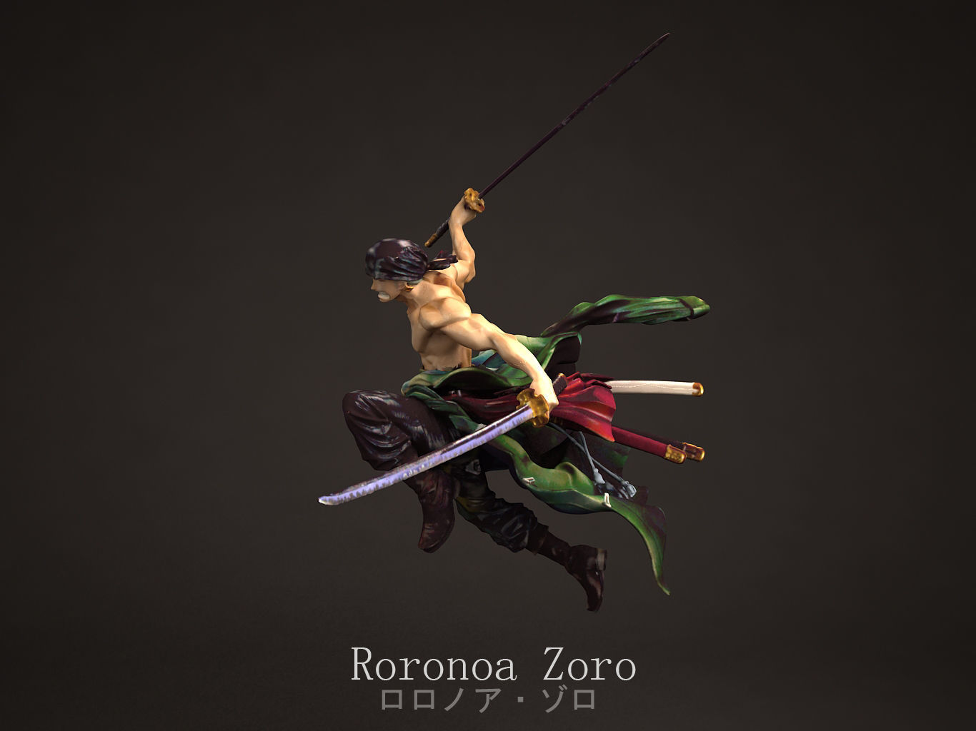 Roronoa Zoro 3D model_8