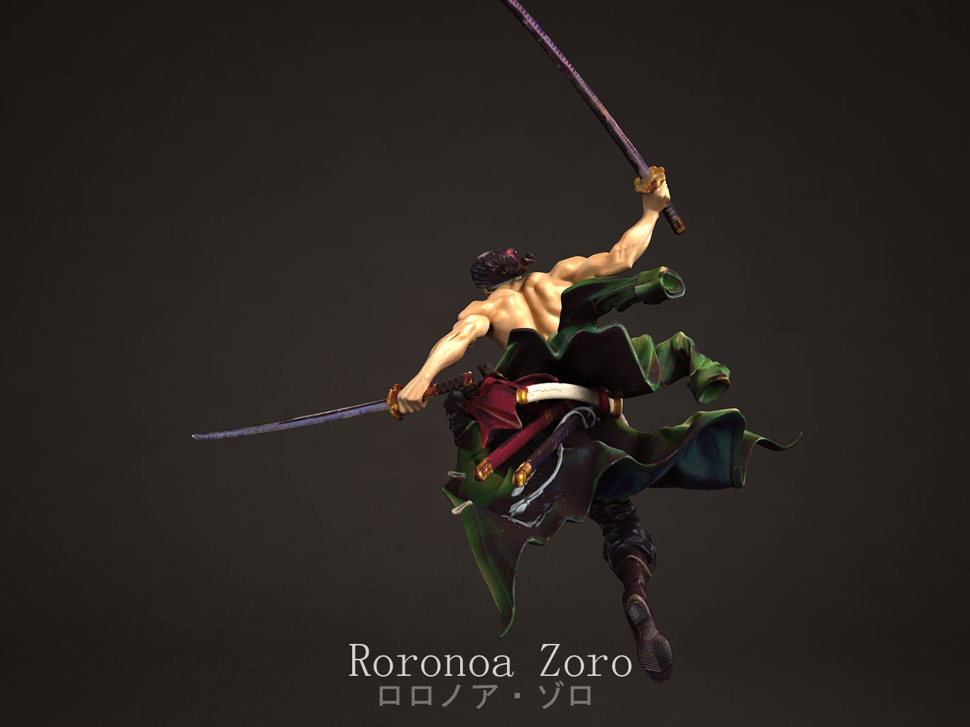 Roronoa Zoro 3D model_6