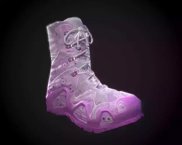 Military Boot Funny Bear Skin