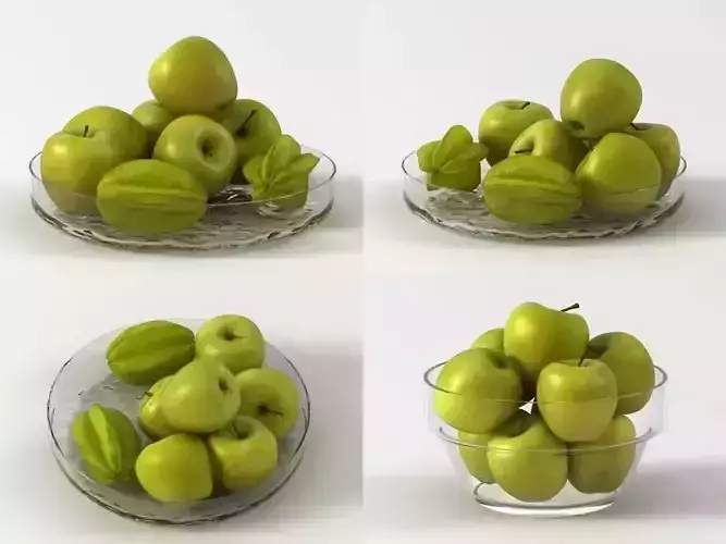 Golden delicious 3D model