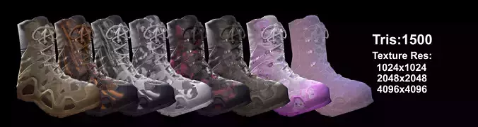 Military Boot Custom Skins Pack