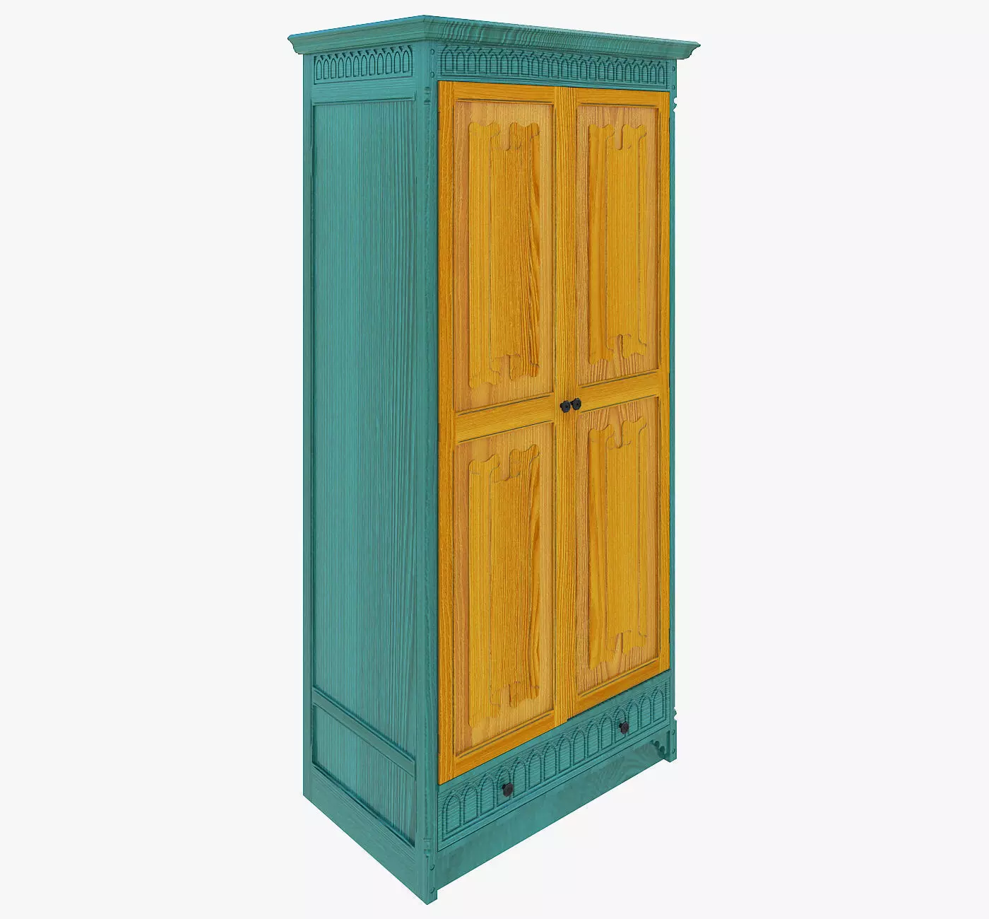 Wardrobe by Gotic style 3D model