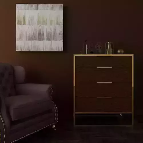 Interior Scene - Luxury chest of drawers