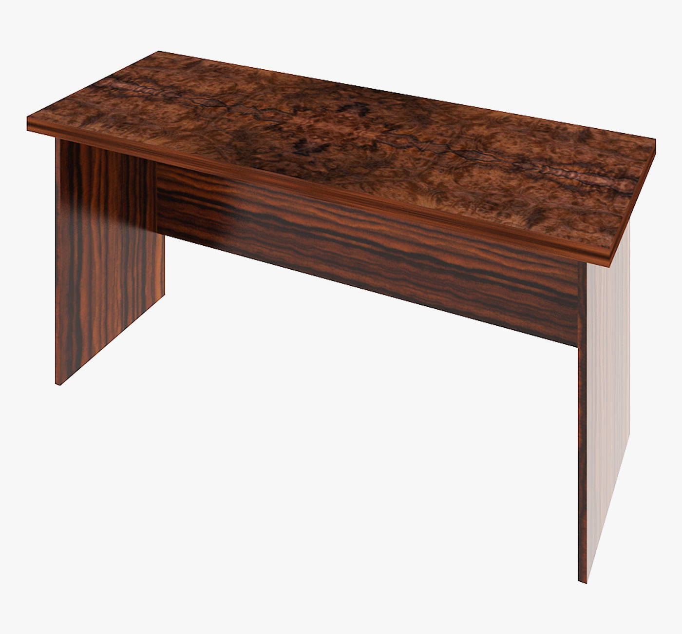 Writing table 3D model_4