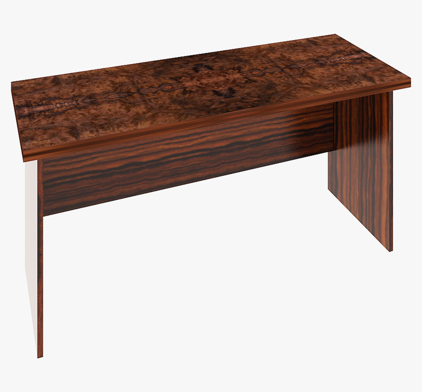 Writing table 3D model_3