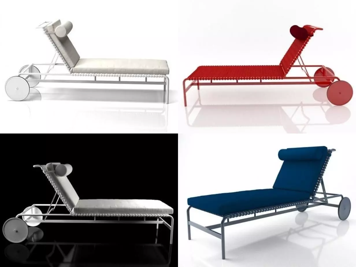 Rimini Sunbed 3D model_0