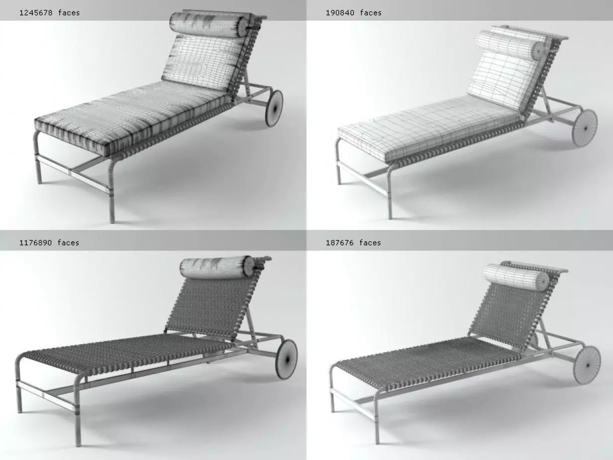 Rimini Sunbed 3D model_3
