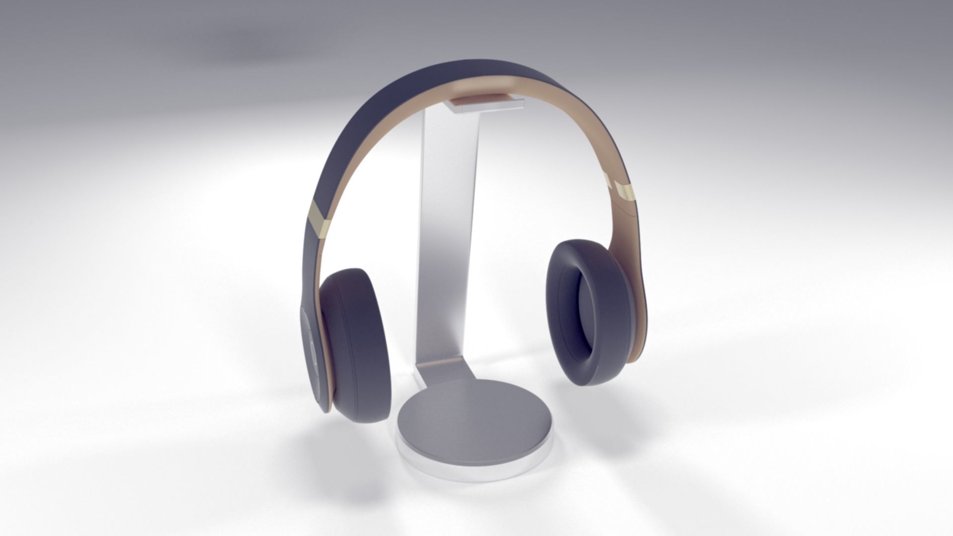 Apple Beats Studio3 Wireless OverEar Headphones 3D model_4