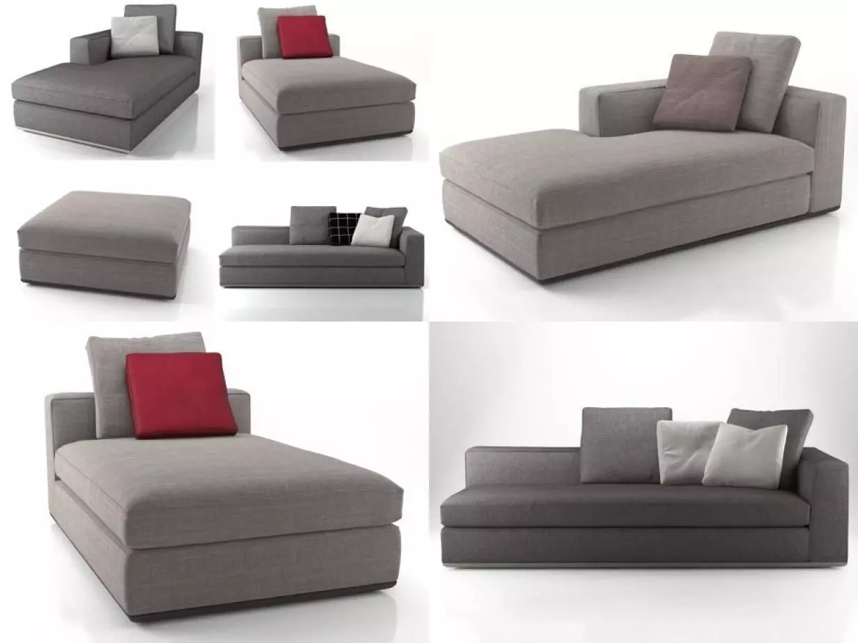 Powell Sofa System 3D model_3