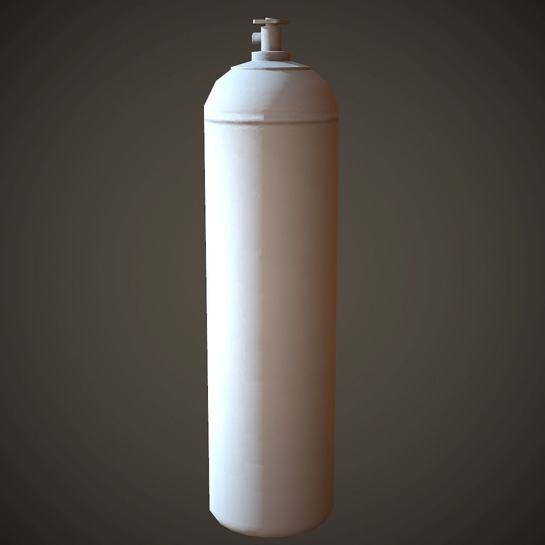 Balloon PBR Low Poly spray can Low-poly 3D model_9