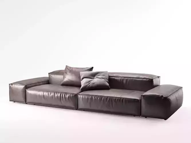 Extrasoft A seater sofa leather