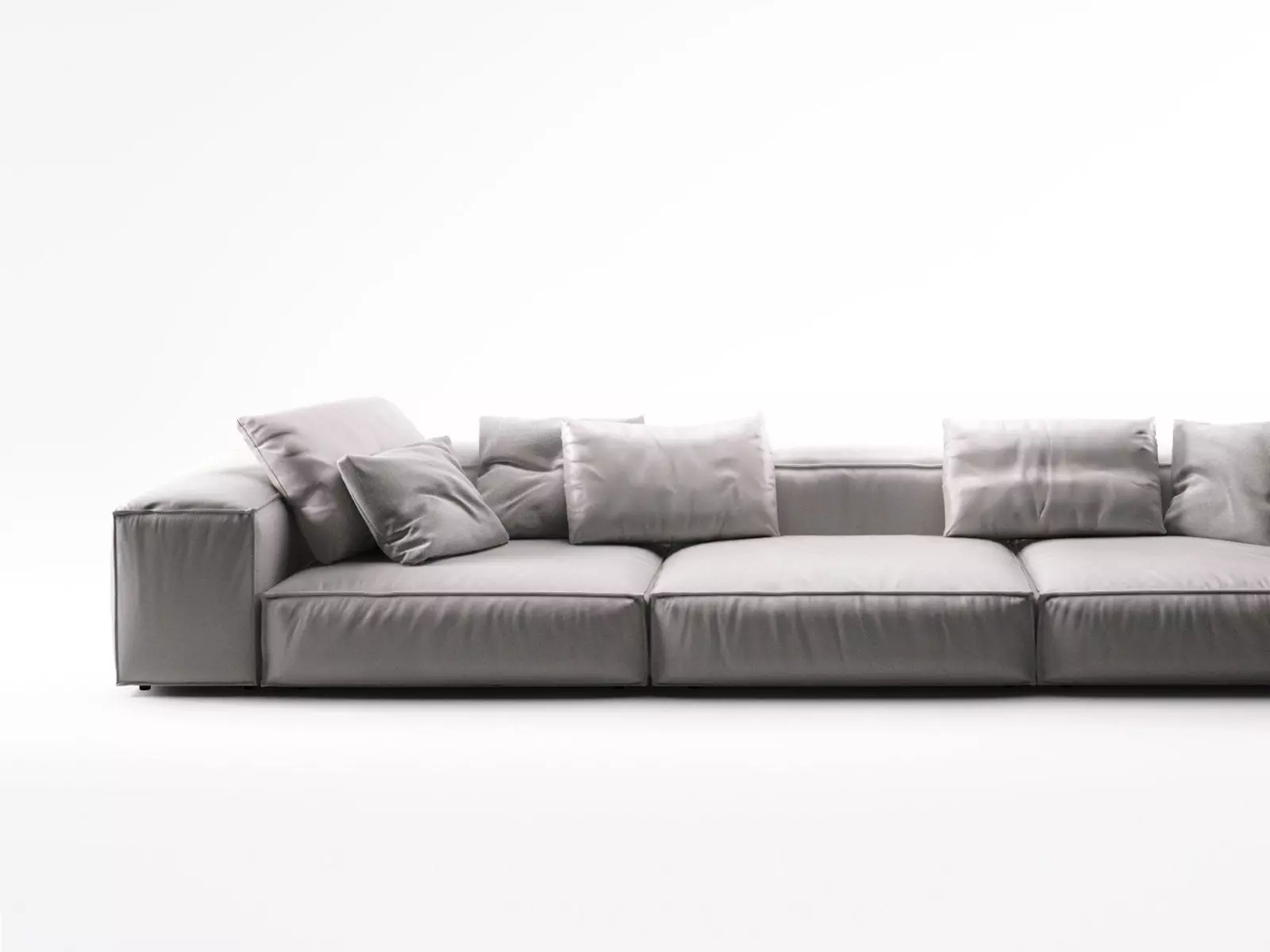 Extrasoft B leather sofa 3D model_5