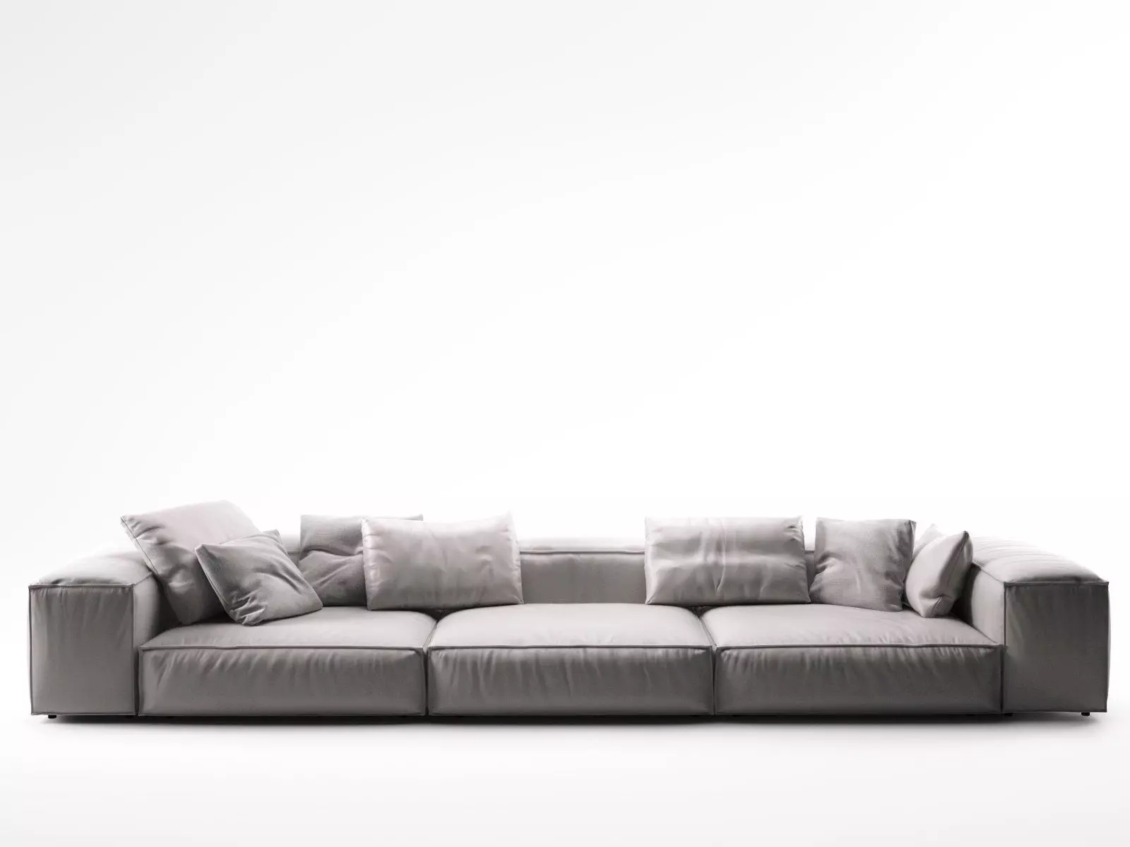 Extrasoft B leather sofa 3D model_3