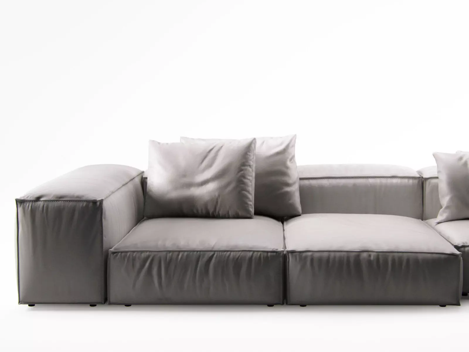 Extrasoft C modern sectional sofa 3D model_4