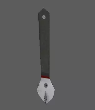 Grey tool Free low-poly 3D model_0