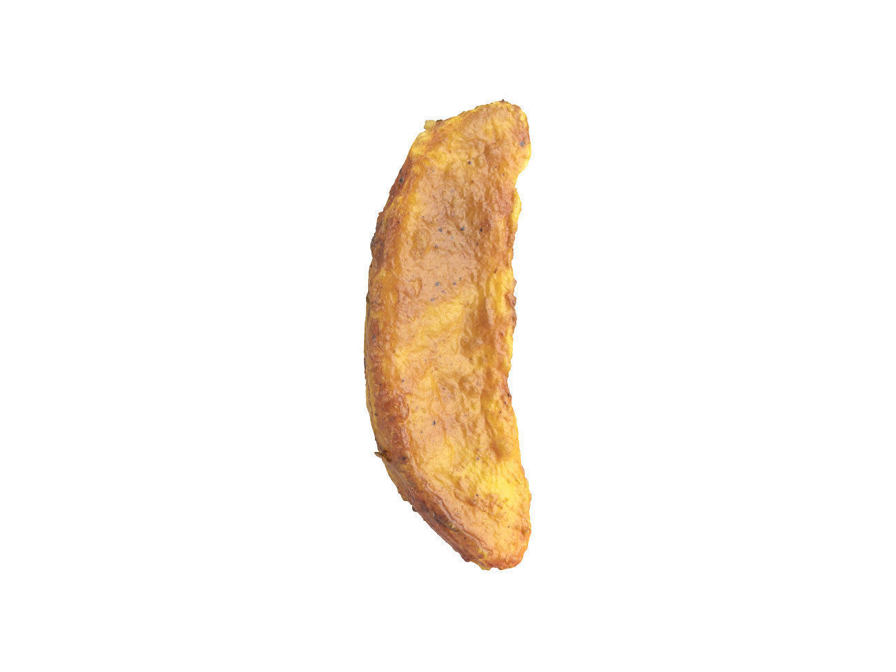 Photorealistic Fried Potato Wedge 3D Scan 2 3D model_3