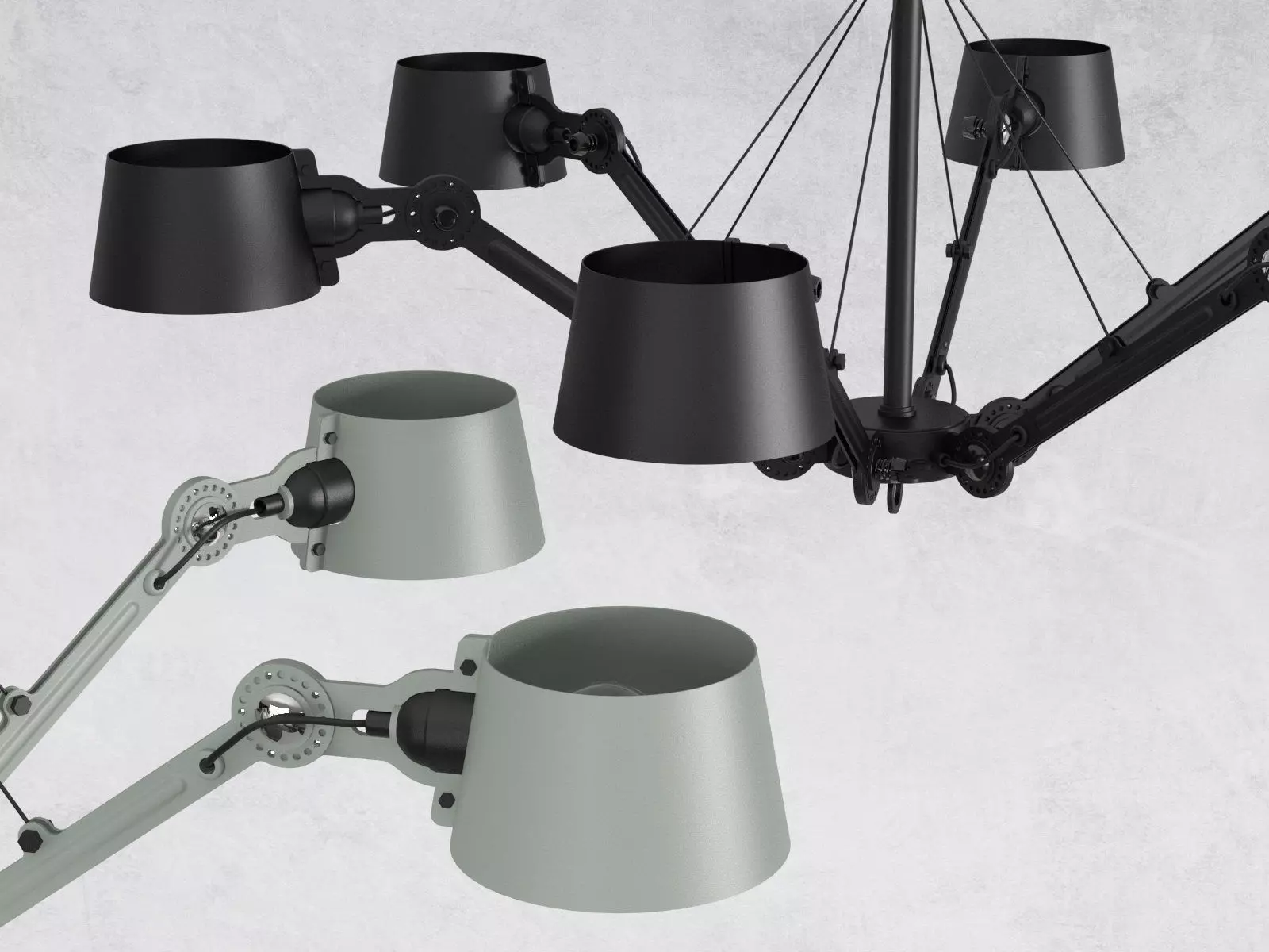 Bolt Chandelier 3D model_3