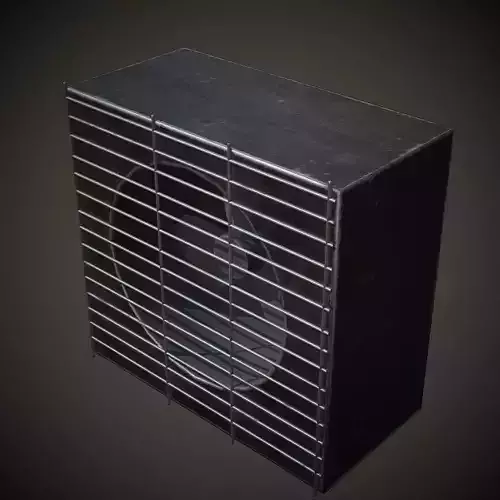 Wall Fan PBR Low Poly