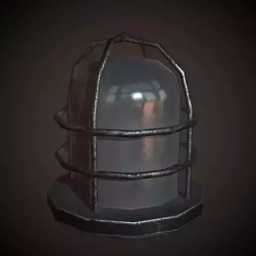 Wall Lamp PBR Low Poly