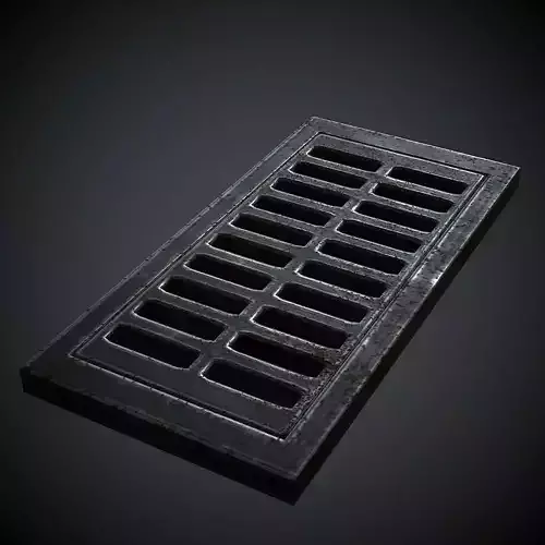 Floor Lattice PBR Low Poly