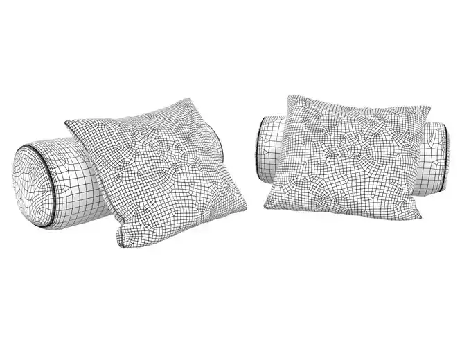 Rollking Collection tufted ottoman