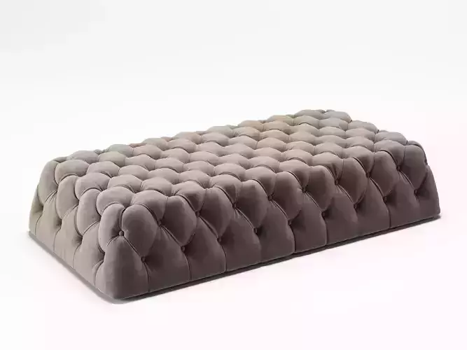 Rollking Collection tufted ottoman